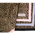 Cheetah Print Minky w/Solid Minky Backing: Drop Ship Products