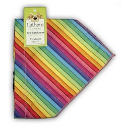 A Latham & Company bandana "A New Day" "Rainbow"