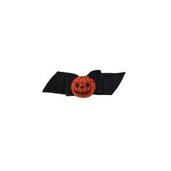 Starched Show Bow - Pumpkin