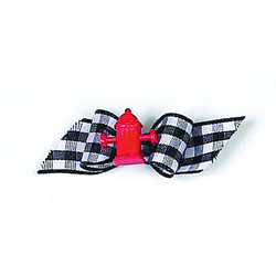 Starched Show Bows - Fire Hydrant