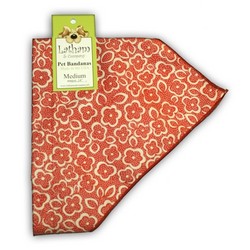 A Latham & Company bandana "Coral Bloom"