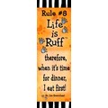 Dog's Rules Bookmarks Rule # 8<br>Item number: RULE # 8: Dogs Products for Humans Bookmarks 